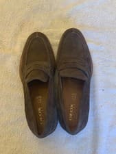 Image of Geox Men's Suede Loafers Brown