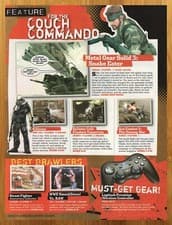 Image of 2003 Metal Gear Solid 3 Snake Eater PS2 Xbox Print Ad/Poster Video Game Wall Art