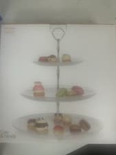 Image of 3 Tier Glass Cake Stand: Cosy & Trendy