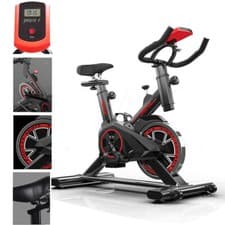 Image of Exercise Bike Gym Bicycle Cycling Cardio Fitness Indoor Workout Fitness Gym UK