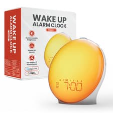 Image of Smart Wake Up Alarm Clock – Sunrise Light, App & Smart Home Control, FM Radio