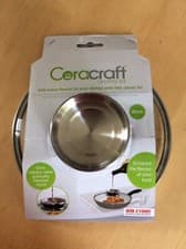 Image of Aroma Pan Lid 20cm Glass Saucepan Cover Slow Releases Liquid Ceracraft JML New