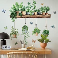 Image of Wall Sticker Wall Decal Waterproof Stylish Peel and Background Decoration