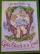 Image of Little Miss Grubby Toes Gets Stuck in a Tree (Little Miss Grubby Toes) Hardcover