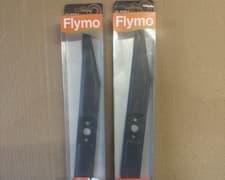 Image of GENUINE Flymo FLY064 38cm Metal Blade ***TWIN PACK***