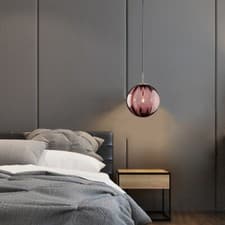 Image of Canteen Glass Chandelier Lighting Bar Pendant Light Shop Ceiling Light Home Lamp