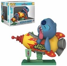 Image of DISNEY LILO & STITCH - STITCH IN ROCKET 3.75" POP RIDES VINYL FIGURE FUNKO 102