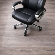 Image of Marvelux Polycarbonate Office Floor Chair Mat Clear Hard Flooring Protector Mat