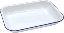 Image of Falcon Enamel Bake Pan 31cm x 25cm x 5cm Ashet Oven Baking Dish