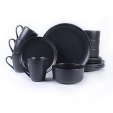 Image of ROYALFORD 16pc Stoneware Dinner Kitchen Dining Set 4 Person Crockery Gift Idea