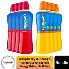Image of Lucozade Sport Orange & Raspberry Isotonic Sport Energy Drink Fat-Free 500ml