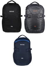 Image of Regatta Adults Paladen II 25L School Travel Laptop Rucksack Backpack Bag