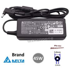 Image of Replacement For ACER CHROMEBOOK 14 CB3-431-C5CQ 45W Laptop Adapter Power Supply