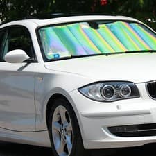 Image of XL Extra Large Cars Reflective and Foldable Car UV Laser Sun Shade Block Screen