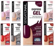 Image of SensatioNail Express Gel / Gel Color Nail Polish  New  Boxed Choose your Shade 