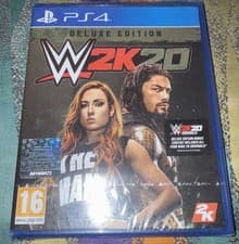 Image of WWE 2K20 Deluxe PS4 Deluxe Edition. Brand new and sealed 