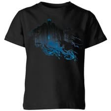 Image of Harry Potter Dementor Silhouette Kids T-Shirt | Official Licensed | Black