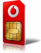 Image of Vodafone LTE Pay As You Go SIM Card Bundle - Perfect for UK Visitors (2 Cards)