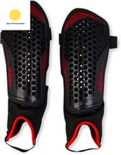 Image of Unisex Aircell Football Ankle Protection Shin Pads, Extremely Breathable,