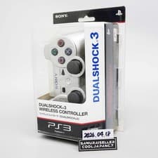 Image of SONY PS3 DUAL SHOCK DUALSHOCK 3 Wireless Controller Satin Silver Japan NEW