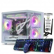 Image of Gaming PC Desktop Computer, Core I7, Radeon RX 560 4GB, 16GB RAM, 512GB NVME