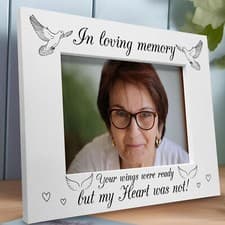 Image of Mum Dad Nan Grandad Daughter Son Memorial Remembrance Photo Frame Memorial Gift