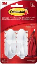 Image of 3M Command Strips Picture Frame Hanging Wall Hooks Hanger & Clips Damage Free