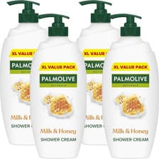 Image of Palmolive Naturals Shower Gel, Milk and Honey Shower Cream with Plant Based Mois