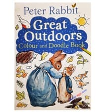 Image of CHILDRENS PETER RABBIT GREAT OUTDOORS - COLOUR AND DOODLE BOOK -FOR GIRLS -BOYS