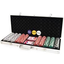 Image of M.Y Texas Hold'em Poker Set - 500 Piece Set in Aluminium Case