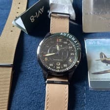 Image of Avi-8 Hawker Hurricane Battle Of Britain Automatic Watch Ltd Edition AV-4046-03