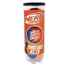 Image of Nerf Dog Non Squeak Tennis Balls Pk of 3 Dog/Puppy Toy