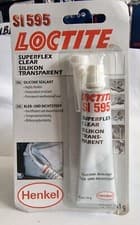 Image of Loctite SI595 Superflex Clear Silikon Transparent Silicone Sealant 41g A1561