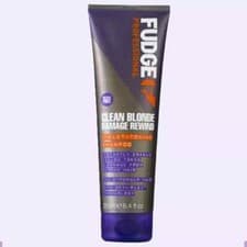 Image of Fudge Clean Blonde Damage Rewind Violet Toning Shampoo 250ml UK seller