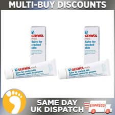 Image of Gehwol Med Salve for Cracked Skin 125ml Tube x 2 | For Severe Dry / Rough Skin