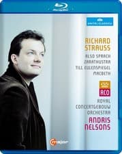 Image of Richard Strauss: Royal Concertgebouw Orchestra (Blu-ray) Andris Nelsons