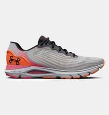 Image of UNDER ARMOUR Womens Grey & Orange Hovr Sonic 6 Breeze Running Shoes UK 8 NEW