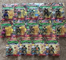 Image of Playmates Toys Teenage Mutant Ninja Turtles Reissue Action Figure Set New BNIB