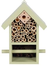 Image of Bug Bee Hotel - Medium Size - Garden Insect House/Shelter Box-FSC Wood-Green