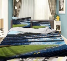 Image of 3D Stadium Real Madrid CF Quilt Cover Set Bedding Sets Pillowcases