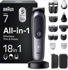 Image of Braun All-in-One Series 7 AIO 7585 Grooming Kit, 18 In 1, ProBlade & AutoSense