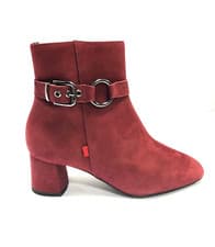 Image of Marc Joseph New York, Madison Bootie Rogue Nubuck, Womens Size US7.5 M EU38