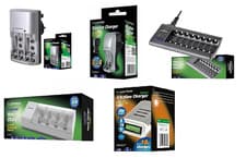 Image of LLOYTRON AC MAINS BATTERY CHARGER FOR AA AAA & 9V PP3 BATTERIES UK PLUG - B1502
