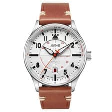 Image of AVI-8 Hawker Hurricane Kent Newton White Dial Automatic AV-4094-01 Men's Watch