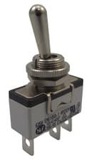 Image of APEM - Toggle Switch, Metal Lever, SPST, ON-OFF, 15A