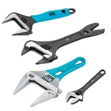 Image of Ox Tools OX-P552604 Pro Adjustable Wrench Set - 4 Piece Plumbers Set