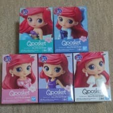 Image of BANPRESTO DISNEY Q POSKET PETIT STORY OF THE LITTLE MERMAID 5 Set Figure