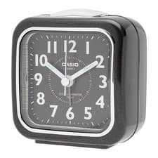 Image of CASIO Alarm Clock Analog Compact Light Black/White Simple TQ-157-1BJF/7BJF Japan
