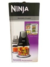 Image of Ninja Stackable Chopper with 2 Bowls BPA Free Food Processor