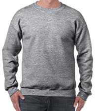 Image of Mens Plain Sweatshirt - Gildan Heavy Blend Crew Top - Casual Leisure - GD56